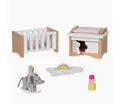 Produktbild: goki Puppenhausmöbel Puppenmöbel Style, Babyzimmer (packung, 12tlg., spar set), Spielspaß und Freude an der Puppenstube