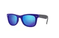 Produktbild: Ray-Ban WAYFARER FOLDING CLASSIC, Erwachsener, Uni, Quadratisch, Schwarz, Polarisierte Linse, Nylon
