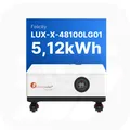 Produktbild: Felicity 5,12kWh PV-Speicher - LUX-X-48100LCG01 - Erweiterbar 48/51,2V LiFePO4