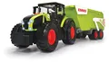 Produktbild: Dickie Toys CLAAS Traktor mit Anhänger (64 cm) - Traktor Spielzeug ab 3 Jahren mit Freilauf, Licht & Sound, Kippfunktion & Heckklappe - Bauernhof Spielzeug für Kinder, inkl. Batterien - 203739004
