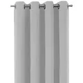 Produktbild: Beautex Verdunkelungsvorhang Verdunkelungsgardine Ösen Vorhang blickdicht abdunkelnd (1 St), Ösen, verdunkelnd grau|silberfarben 300 cm x 245 cm