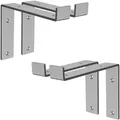 Produktbild: Ml-Design Regalhalterung, Grau, Metall, 14.5x4x20 cm, Wohnzimmer, Regale, Wandregale