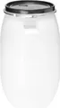 Produktbild: Garronda 120L Plastikfass Lebensmittelfass aus HDPE-Plastik für Haus&Garten GD-0078, Weiß