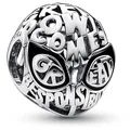 Produktbild: PANDORA Marvel Spider-Man Maske Charm aus Sterling-Silber, aus der Marvel x Collection, kompatibel Moments Armbändern, 792351C01