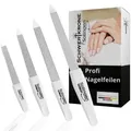 Produktbild: ® 4er Set Saphir-Nagelfeilen MADE IN SOLINGEN - GERMANY - Nagelfeilen Naturnä...