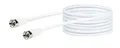 Produktbild: SCHWAIGER -KVC250 052- SAT-Anschlusskabel 75 dB/ 5 m/F-Stecker > F-Stecker/ 2-Fach Schirmung/ 75 Ohm/digital, HDTV, DVB-S/S2/ weiß