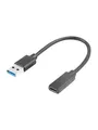 Produktbild: Lanberg - USB-C adapter - USB Type A to 24 pin USB-C - 15 cm