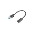 Produktbild: LANBERG USB-C(F)-auf-USB-A(M)-Adapter