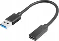 Produktbild: USB 3.0 to USB-C 3.1 Adapter Cable 15cm Black OTG Fast Charging