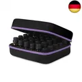 Produktbild: JSVER Ätherisches Öl Tragetasche Aufbewahrungsbox für 30 Ampullen Hält 5ml 10ml