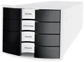 Produktbild: HAN Schubladenbox IMPULS 2.0 4 Schubladen weiß / schwarz