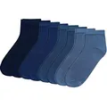 Produktbild: s.Oliver Unisex Quarter Socken 8er Pack, Größe:43-46, Farbe:Navy (0004)