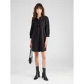 Produktbild: ONLY Blusenkleid ONLFELICA (1-tlg) Drapiert/gerafft schwarz XS (34)