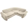 Produktbild: Dmuchana kanapa narożna sofa czteroosobowa 257x203x76 cm beżowa INTEX 68575 INTE
