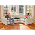 Produktbild: Ecksofa Eckcouch Lounge Couchgarnitur Sessel Beige 257x203x76 cm 68575NP INTEX
