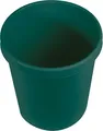 Produktbild: Papierkorb Helit The Green German, Volumen 18 l, umlaufender Griffrand, Recyclingkunststoff, Ø 315 x H 331 mm, grün 185173