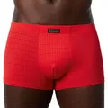 Produktbild: Bruno Banani Hipshort Check Line 2.0 Gr. XXL - Karomuster Rot - Elastische Herren Boxershorts Eng Anliegend - Mikrofaser Unterhose - Ideale Passform