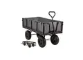 Produktbild: Miweba Bollerwagen MB-700, Transportwagen mit 700 kg Traglast, klappbar, Doppelachse, Stahlrahmen (Grau)