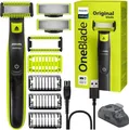 Produktbild: Philips OneBlade QP-2824/10 Rasierer Folienschaber Trimmer Grau Limette Akku