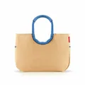 Produktbild: reisenthel loopshopper L Einkaufstasche Shopper Tasche Frame Raffia Blue 25 L