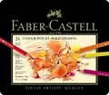 Produktbild: Faber-Castell Maltuch Künstlerfarbstift Polychromos farbig sortiert im Metalletui 24 Stück