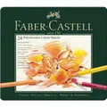 Produktbild: Faber-Castell Buntstifte Polychromos 24-farbig sortiert Metalletui
