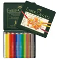 Produktbild: 1 bis 10x FABER-CASTELL Buntstifte POLYCHROMOS, 24er Metalletui SPARE BIS ZU 18%