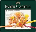 Produktbild: FABERCASTELL Buntstifte POLYCHROMOS, 24er Metalletui 110024,