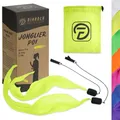 Produktbild: Diabolo Freizeitsport UV leucht Poi in Gelb - Angel Wings Spinning Pois. Spiral Pois, Soft-Pois für Anfänger und Profis