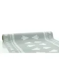 Produktbild: Sovie HOME Tischläufer White Tree in Silber aus Linclass® Airlaid 40cm x 4,80m, 1 Stück - Weihnachten