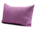 Produktbild: Gözze - Kissen Capri, Dekokissen in Feincord-Optik, Weiches Sofakissen mit Füllung, 100% Polyester, 30 x 50 cm - Flieder