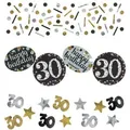 Produktbild: Amscan Konfetti 360187 Sparkling Celebration, 30 Jahre, im Beutel, Folie / Papier, 34g