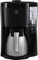 Produktbild: Melitta Filterkaffeemaschine Look Therm 10 Tassen Edelstahlkanne Schwarz