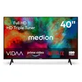 Produktbild: MEDION 100,3 cm (40 Zoll) Full HD Fernseher (Smart-TV, HDR, VIDAA Store, HBO Max, Magenta TV, Prime Video, Disney+, DAZN, Paramount+, HbbTV, PVR, H...