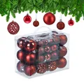 Produktbild: Weihnachtskugeln Weihnachtsbaumkugeln Christbaumkugelset Baumschmuckset 50 Stück