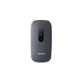Produktbild: Panasonic Großtastenhandy Mobiltelefon Seniorenhandy Klapphandy Grau Telefon