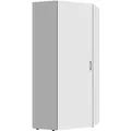Produktbild: Wimex Multiraumkonzept Eckschrank Weiß Holzwerkstoff 80x80x185 cm