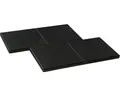 Produktbild: Beton Terrassenplatte iStone Luxury schwarz-basalt 40 cm x 40 cm x 4 cm