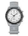 Produktbild: Swatch Armbanduhr Moonswatch Omega x 1965 aus Biokeramik, grau
