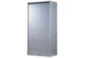 Produktbild: SIMMOB Rollladenschrank COOK127AL Küchenschrank Hochschrank Oberschrank mit Rollladentür Aluminium