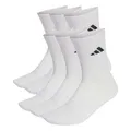 Produktbild: adidas Unisex Cushioned Crew Socks 6 Pair Pack, white/white/black, 45-48