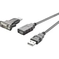 Produktbild: Seriell, USB 2.0 Anschlusskabel [1x USB 2.0 Stecker A - 1x D-SUB-Stecker 9pol...