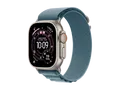 Produktbild: APPLE Watch Ultra 3 GPS + Cellular 49, 2025 Smartwatch Titangehäuse Polyester, 145-190 mm, Natur/Hellblau