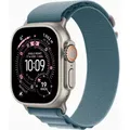 Produktbild: APPLE Watch Ultra 3 GPS + Cellular 49mm Natürliches Titan Case mit Hellblau Alpine Loop - Medium