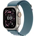 Produktbild: Apple Watch Ultra 3 2025 Titanium Cellular 49mm Natur (Alpine Loop hellblau) Medium
