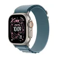 Produktbild: Apple Watch Ultra 3 GPS + Cellular 49mm Natural Titanium Case with Light Blue Alpine Loop - Medium