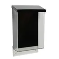 Produktbild: unbekannt DIN A5 Prospektbox/Prospekthalter/Flyerhalter im Hochformat, wetterfest, für Außen, mit Deckel, aus Acrylglas/PMMA