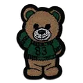 Produktbild: Mono-Quick Teddy 83 flauschig - Aufnäher, Bügelbild, Aufbügler, Applikationen, Patches, Flicken, zum aufbügeln, Größe: 7,1 x 4,6 cm