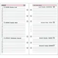 Produktbild: BIND Terminkalender bind® 260226 Ersatzkalendarium Wochenplan - A6, 1 Woche / 2 Seite
