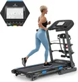 Produktbild: Capital Sports Pacemaker F120 Laufband für Zuhause Klappbar Elektrisch Treadmill Laufbahn Walking Pad, max. 12 km/h, LowNoise-FX Drive Motor, mit oder ohne Massage-Station